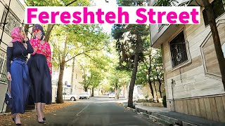 Fereshteh Street  The most luxurious street in Tehran  the rich people of Iran خیابان فرشته تهران [upl. by Aderf369]