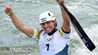 Jessica Fox wins gold to become most decorated canoe slalom athlete ever  Paris Olympics [upl. by Ventura]