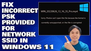 How To Fix Incorrect PSK Provided For Network SSID in Windows 11 [upl. by Eldrida]