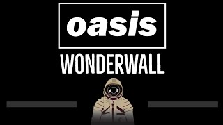 Oasis • Wonderwall CC 🎤 Karaoke Instrumental Lyrics [upl. by Koslo]