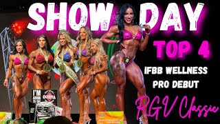 SHOW DAY  TOP 4 IN MY IFBB WELLNESS PRO DEBUT  1 day out amp whats next [upl. by Els980]