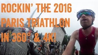 Rockin the Paris Triathlon Bike Course in 360 4K [upl. by Bocock]