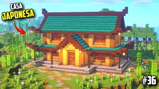 COMO HACER una CASA JAPONESA PERFECTA para MINECRAFT SURVIVAL [upl. by Karylin464]