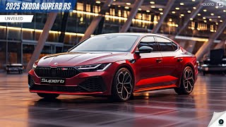 New 2025 Skoda Superb RS Unveiled  it will be sportier without reducing luxury [upl. by Eetsirhc]