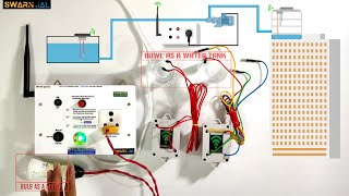 Swarn Jal Model  WLASMDRP Wireless Water Level Controller Dry Run Protection [upl. by Einnus]