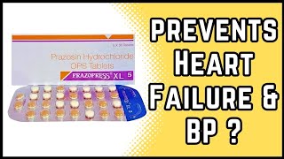 Prazopress XL 5 Tablet Uses Side Effects Dosage  Prazosin Hydrochloride OPS Tablets [upl. by Ardisj]