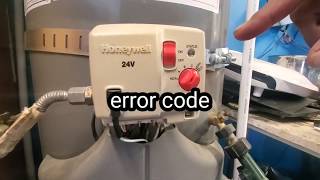 How to reset gas valve on Rheem water heater DIY [upl. by Sherborne]