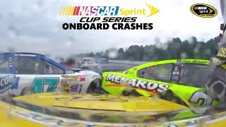 2014 NASCAR Sprint Cup Series Onboard Crashes Part 2 [upl. by Gilletta436]