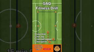 SAQ Football Fitness Drill  Soccer drills  U7 U8 U9 U10 footballtraining soccer footballdrills [upl. by Dulce]