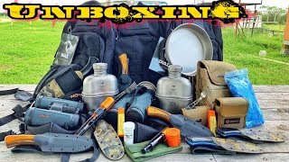 Massive Unboxing Camping • Hunting • Survival Gear  Largest One Yet [upl. by Hpeseoj]