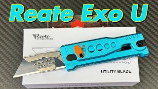 Reate ExoU Utility Gravity knife [upl. by Analaj]