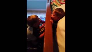 Twin Baby Tickles Captive Brother [upl. by Talie]