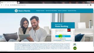 Ingreso al Home Banking del Banco Nación [upl. by Allan]