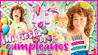 Mi GRAN FIESTA de CUMPLEAÑOS 🎂 CATALINA CELEBRA su CUMPLEAÑOS con NENUCO PIÑATA [upl. by Samalla]