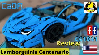 CaDA Master Series c61041 Lamborghini Centenario Review English [upl. by Lotsyrc]