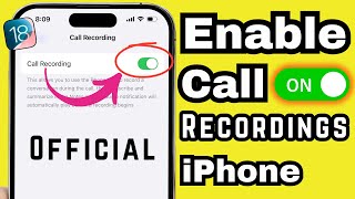 How to Enable Call Recording on iPhone 16 iPhone 15 14 13 12 11 iOS 18  Free amp Any iPhone [upl. by Asenad]