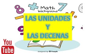 UNIDADES Y DECENAS PARA NIÑOS [upl. by Ravel780]