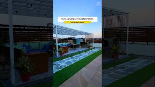 terrace garden makeover maximizing style and functionality terracegarden garden [upl. by Favianus]