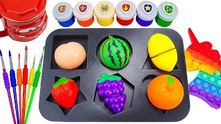 Oddly Satisfying Video  How To Make 6 Glitter EGGS From Glossy Lollipop Candy  Cutting ASMR [upl. by Limay]