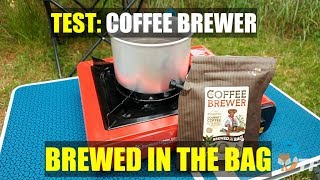 Test of Coffee Brewer  Brewed in the Bag [upl. by Enyleve]