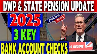 2025 State Pension Advisory DWP Sets 3 Crucial Rules for Pensioner Banking [upl. by Grimbald]