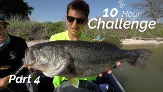 THIS SPOT IS LOADED 10 HOUR bass FISHING challenge Part 4 [upl. by Arahs]