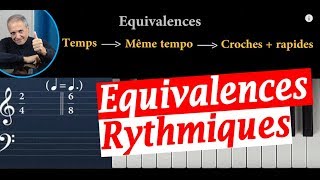 Entrainement aux équivalences rythmiques pour passer de binaire à ternaire Tutoriel de musique [upl. by Deckert255]