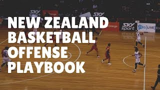 New Zealand Basketball Offense Playbook [upl. by Arawaj807]