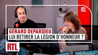 Depardieu  une quotprocédure disciplinairequot engagée contre l’acteur concernant sa Légion d’honneur [upl. by Ojybbob]