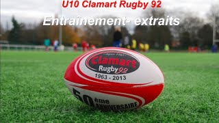 Entrainement U10 Clamart Rugby92 [upl. by Garda]