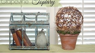 Grapevine Ball Lighted Topiary [upl. by Holmun]