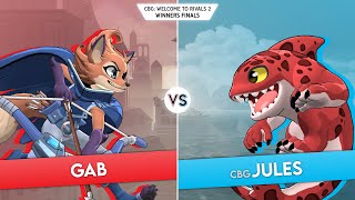 Welcome to Rivals 2  Winners Finals  Gab Fleet Vs Jules Orcane Rivals 2 Singles [upl. by Eillehs]