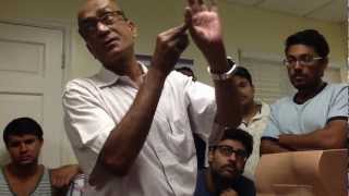 Lumbar Puncture Demo  Fall 2012  Dr Sanjoy Sanyal [upl. by Arotahs]