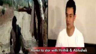 Aamir Khan doing Dhoom 3 [upl. by Keiryt]