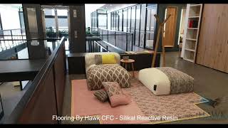 European Ceramics Showroom Silikal Reactive Resin Flooring [upl. by Cary412]