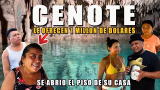 Descubren CENOTE en Casa y Extranjeros le ofrecen 1 Millon de DOLARES [upl. by Etz]