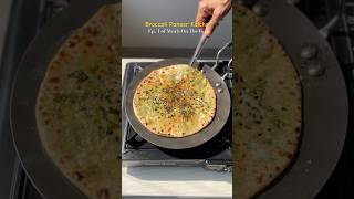 🛺 Ep 4 of Meals On The Go  Broccoli Paneer Kulcha😍🥦  Easiest way to make Kulcha at home jain [upl. by Ahsram520]