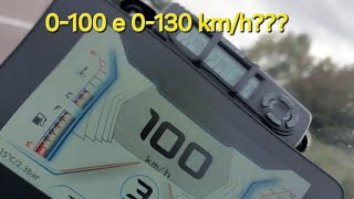 Quanto impega la QJ Srt550sx per lo 0 100 e 0  130 kmh [upl. by Mailli]