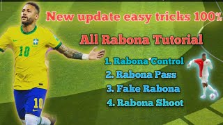 efootball 2024 mobile  All rabona skills tutorial  classic control  rabona efootball2024 [upl. by Draner708]