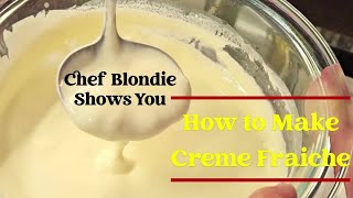 How to Make Creme Fraiche [upl. by Lleddaw]