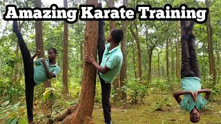 karate Training  Karate Training in forest  kyokushin karate  karate [upl. by Witt]