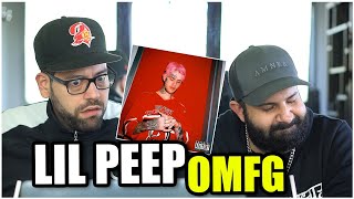 HIS SOUND IS UNIQUE Lil Peep  OMFG Official Audio REACTION [upl. by Letrice]