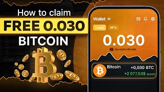 Claim 0030 Bitcoin for FREE  Complete Walkthrough [upl. by Eelinej]