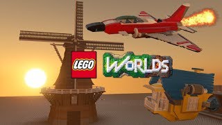 Lego Worlds  Build Showcase  Jaspers Creations Part 1 [upl. by Seditsira]