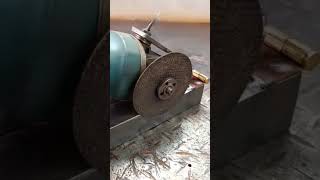 Making a hand grinder stand will make it easier for you to cut 90° angles weldertips diy welding [upl. by Wieren]