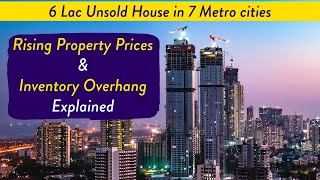 Rising Property Prices amp High Real Estate Inventory Overhang  Indian Housing Market 2023 Explained [upl. by Simons]