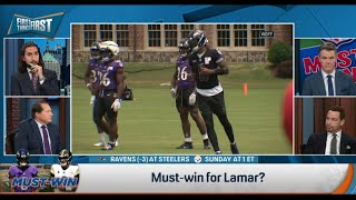 FIRST THINGS FIRST  Nick Wright RIPS Lamar Jackson He CANT WIN Big Games With Baltimore Ravens [upl. by Inoliel28]