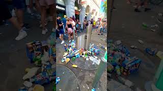 Zurich Switzerland 🇨🇭 Street parade day  Stadelhofen [upl. by Sregor]