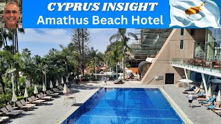 Amathus Beach Hotel Limassol Cyprus  A Tour Around [upl. by Lari]