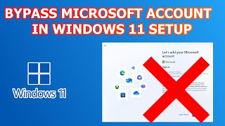 Bypass Microsoft Account Signin and Setup Windows 11 without Internet Local Windows11 Account [upl. by Arathorn]